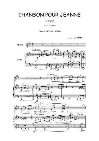 Chanson pour Jeanne